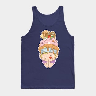 Cupcake on Top of My Head Tank Top